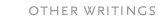 Other Writings